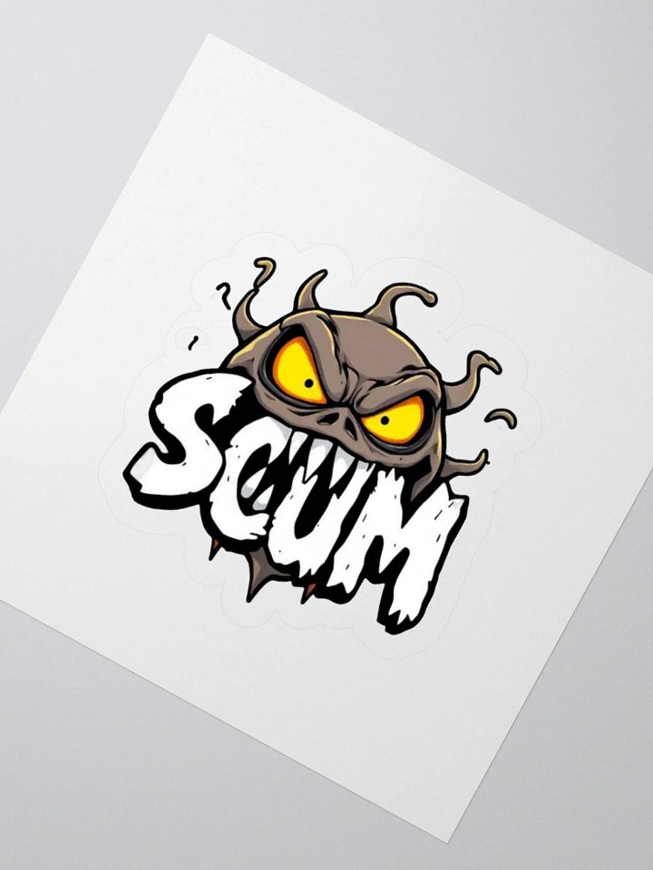 Scum in The Sun kiss cut sticker product image (2)