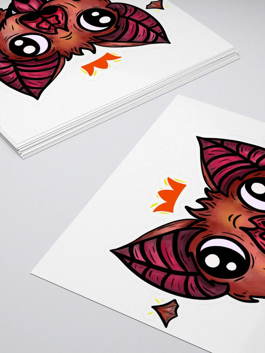 Tobias the bat full color sticker product image (4)