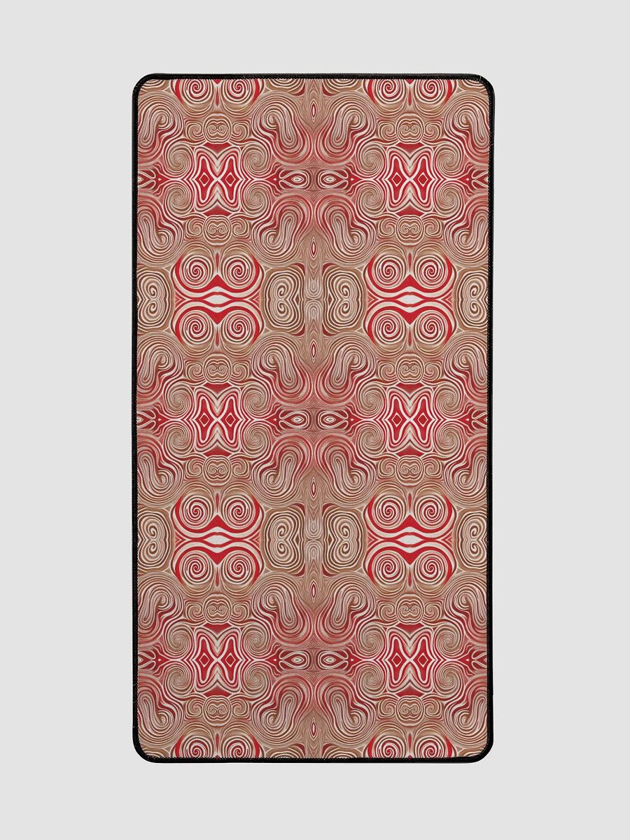 Funky Chocolate Cherry Swirls Tie-Dye Desk Mat product image (3)