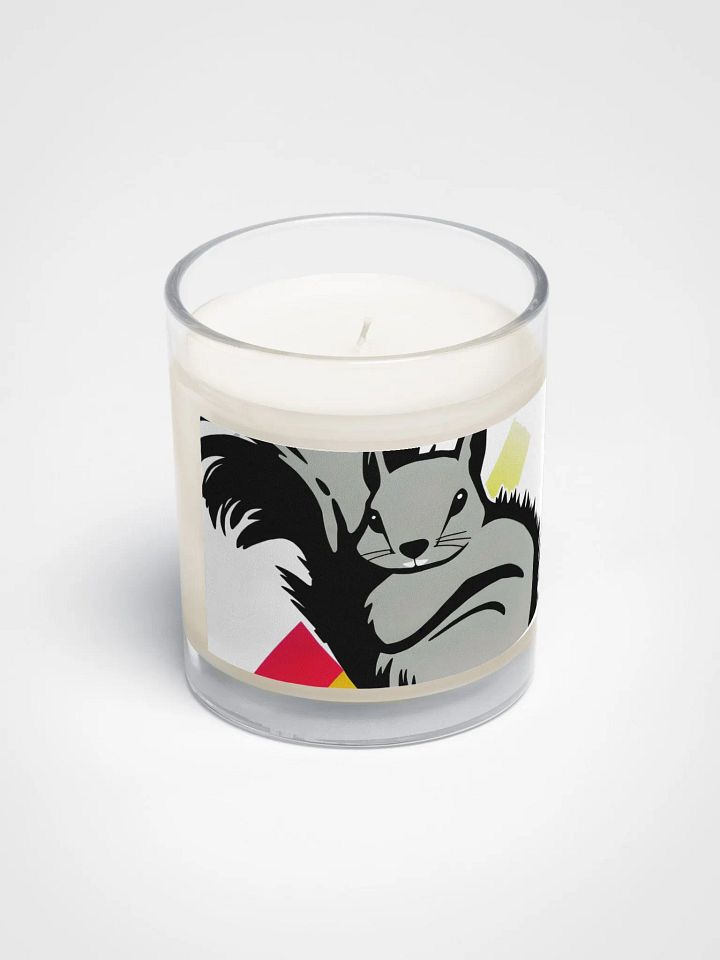 Geometric Squirrel Soy Wax Candle product image (2)