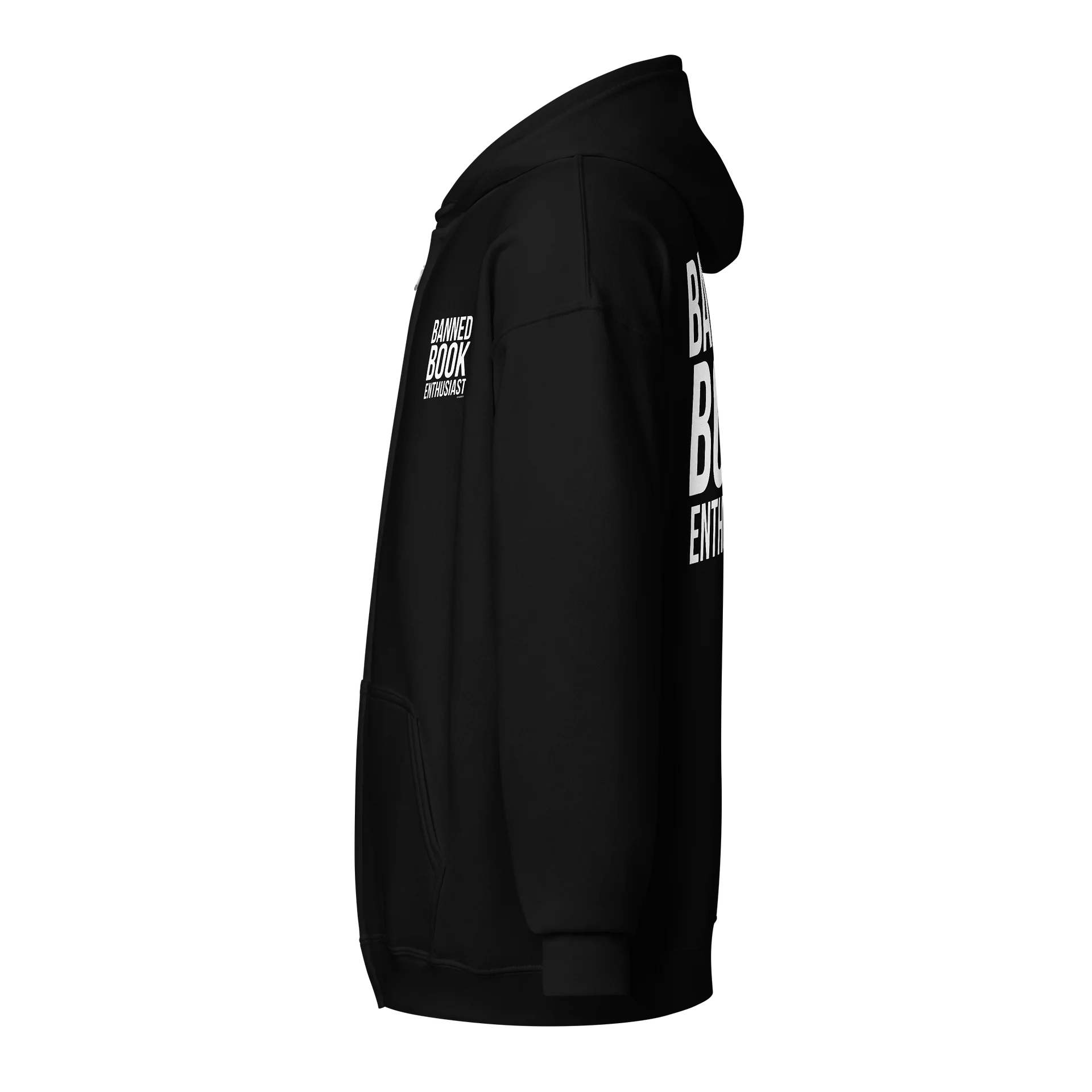 FUTILE DEVICE: BANNED BOOK ENTHUSIAST (ZIP-UP HOODIE) product image (3)