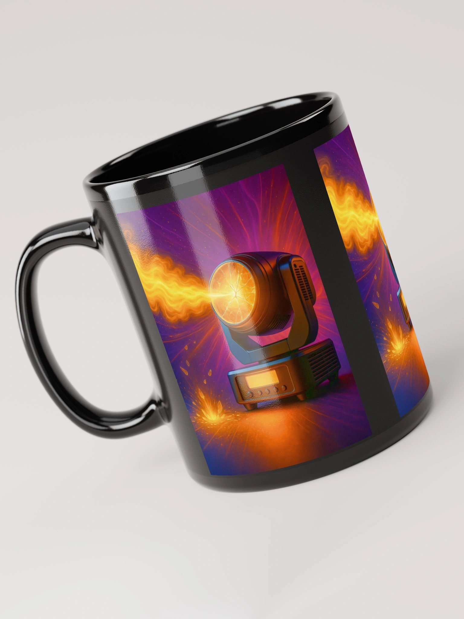 Theatrically Jerry: "Broken, Ethereal Illumination" Black Coffee Mug product image (5)