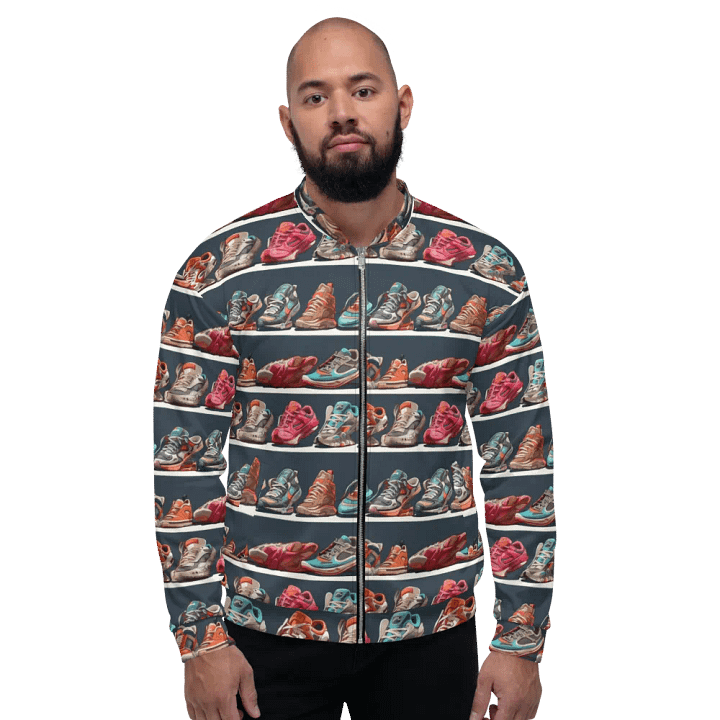 Sneakers Pattern All Over Print Jacket product image (2)