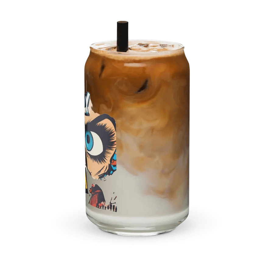 "Gen X Eye Roll Glass – Funny Drinking Glass with Retro Attitude!" product image (12)