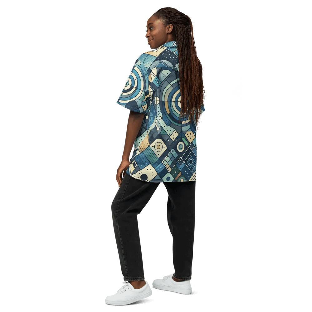 Symmetry Waves Hawaiian Shirt product image (7)