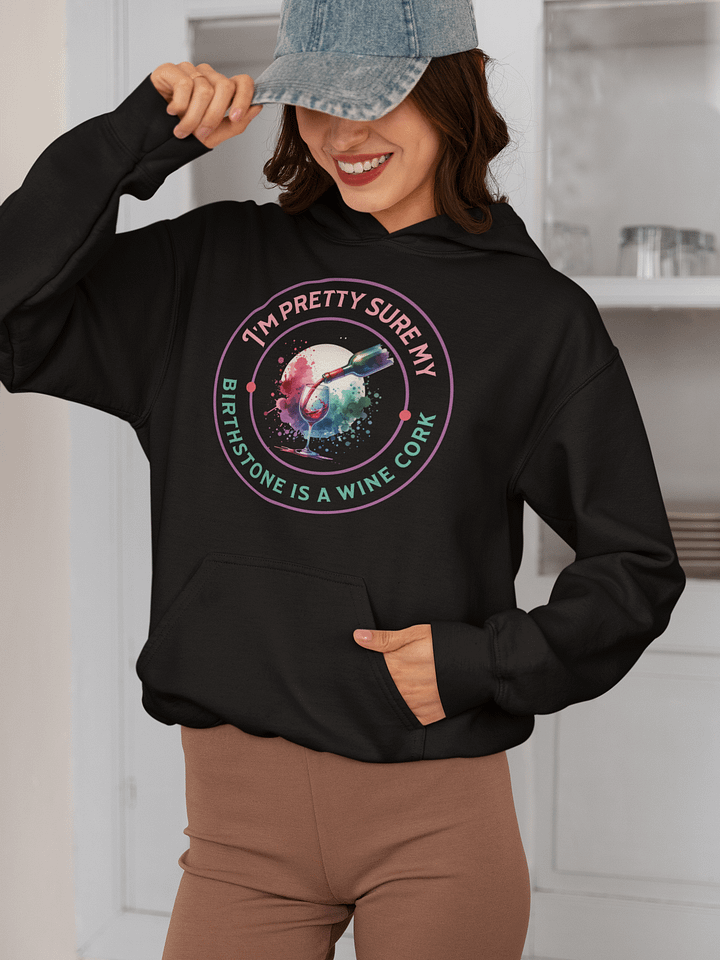 Funny Wine Cork Hoodie product image (1)