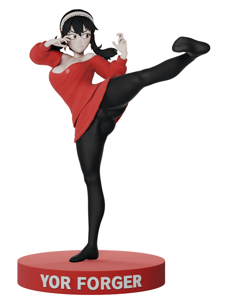 Yor Forger [Spy x Family] figure - printable .STL product image (1)