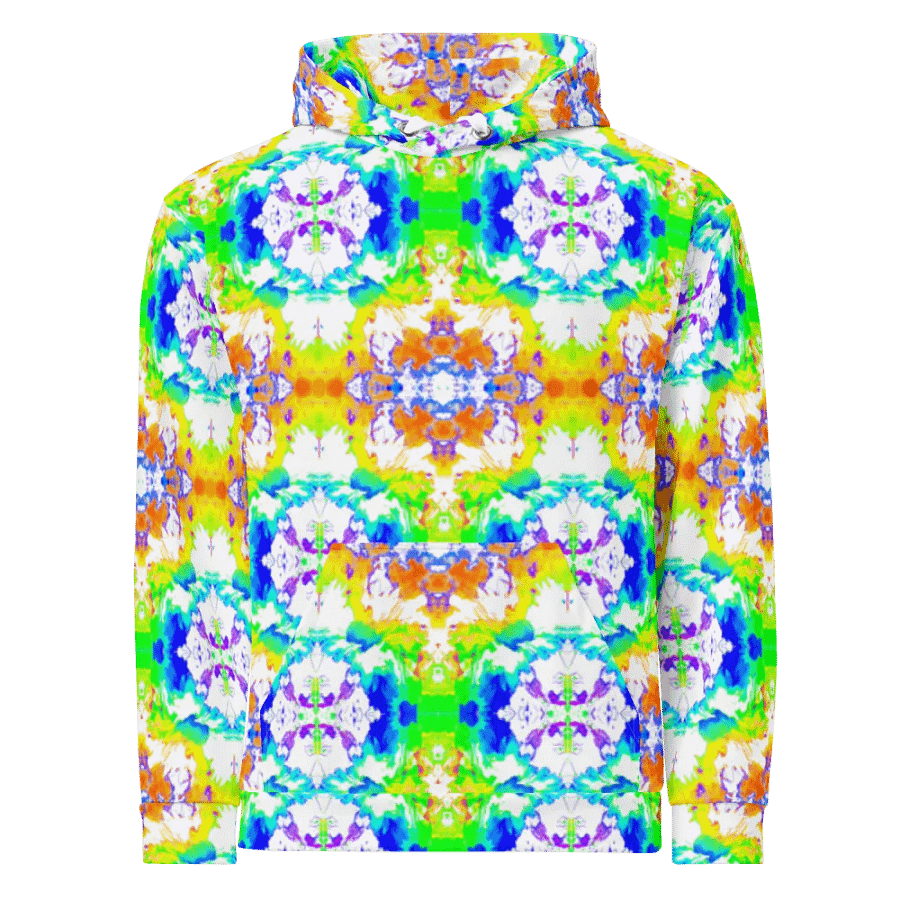 Abstract Vibrant Melting Daisy Flower Unisex Hoodie product image (8)
