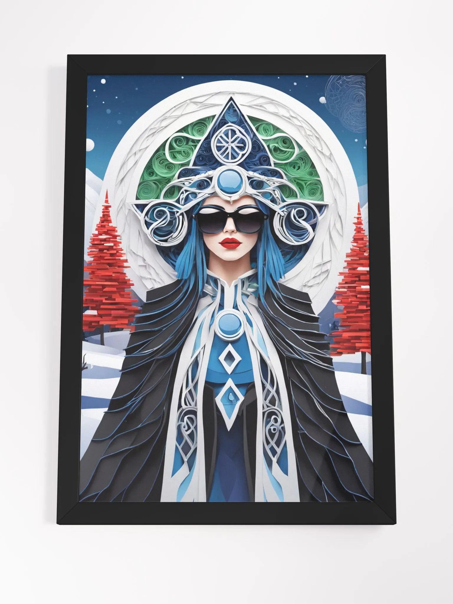 Winter Wiccan 07 - Framed Matte Poster product image (4)