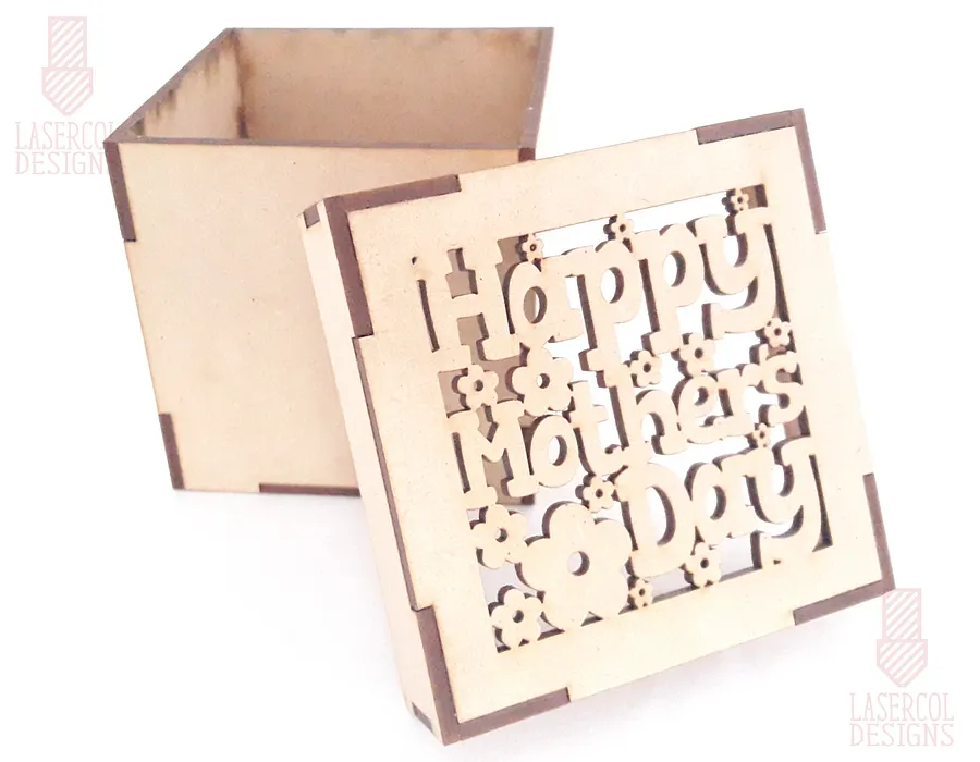 Mother's Day Gift Box (4 Styles) - Laser Cut Files product image (5)