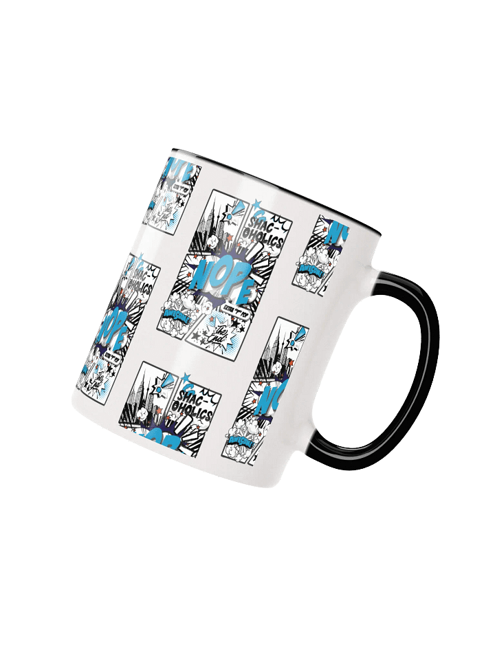 Shac-oholics Comic Blast Mug - Blue 