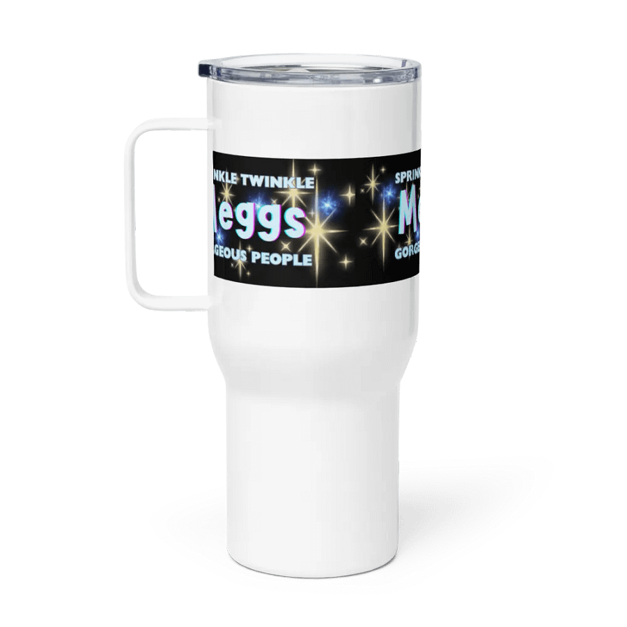 Meggs Sprinkle Logo Mug Black product image (1)
