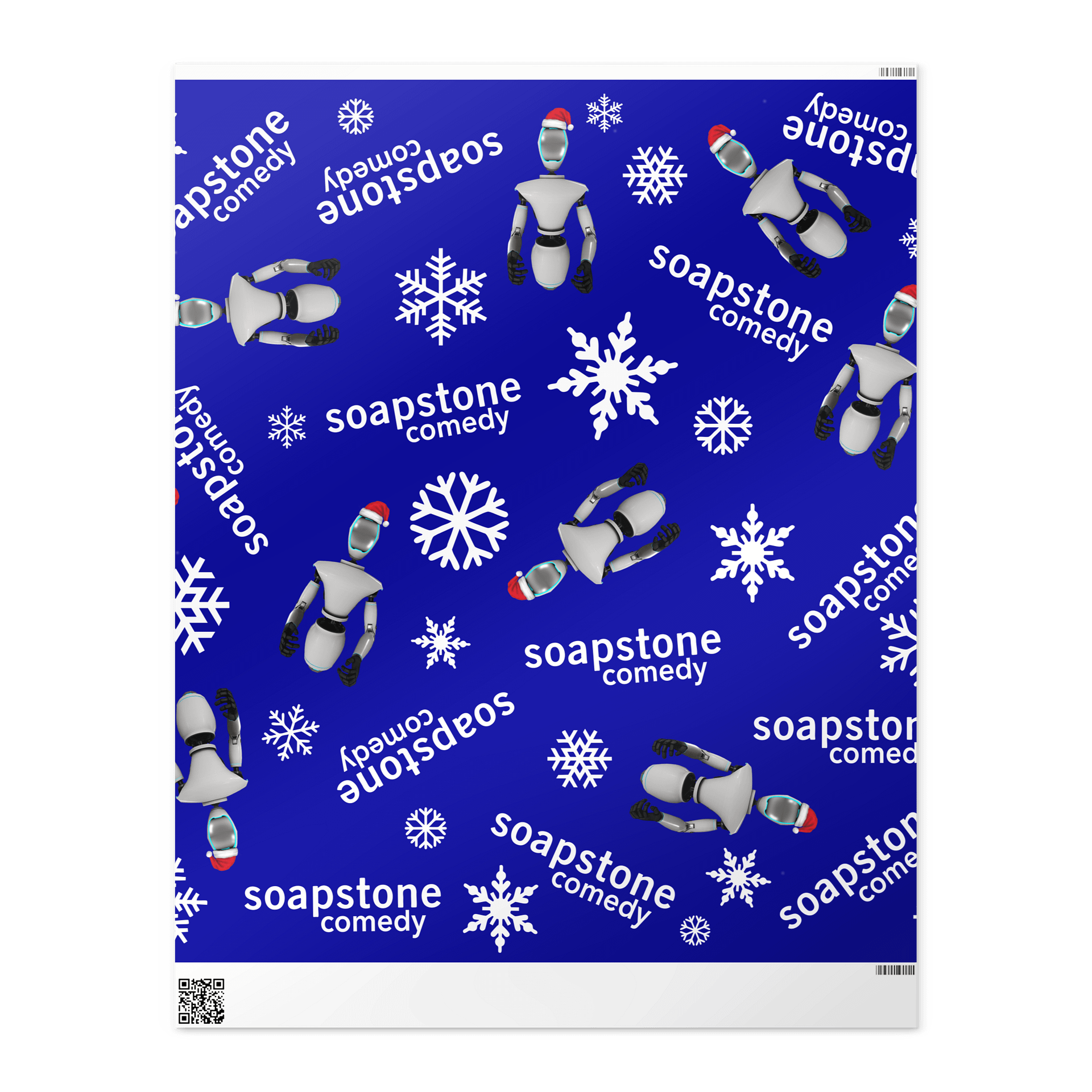 Blue Soapstone Wrapping Paper product image (2)