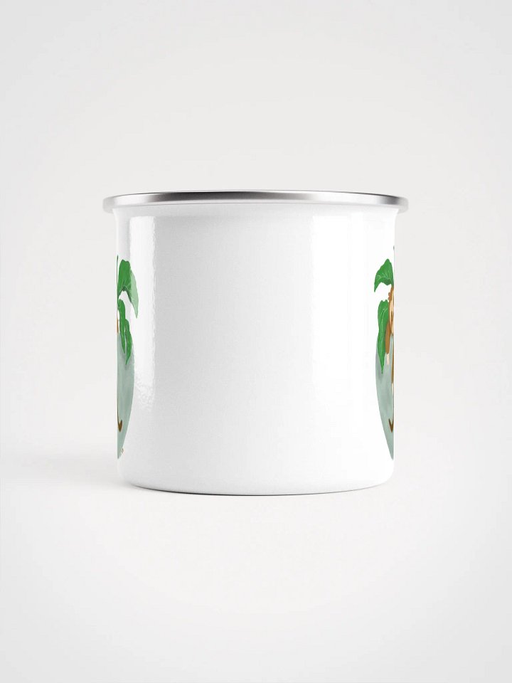 Sloth in Letter M Planter Enamel Mug product image (2)