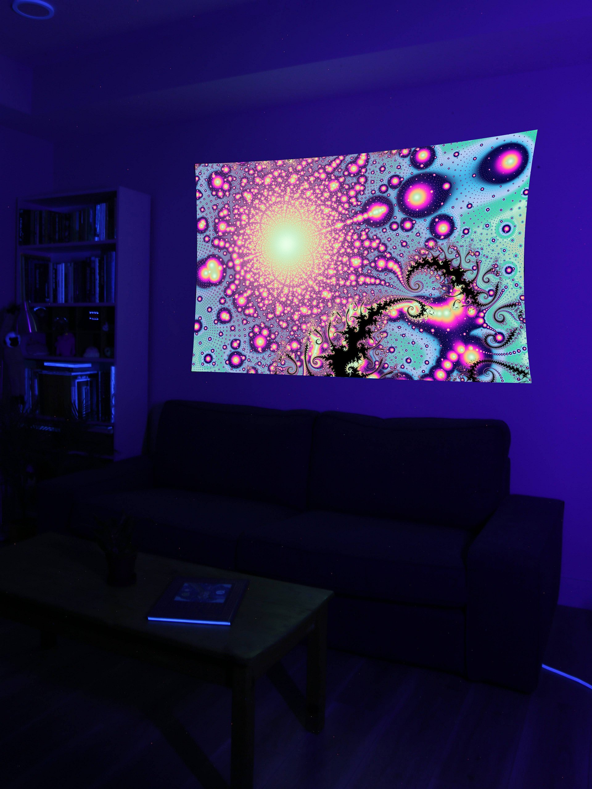 UV fractal tapestry - Galactic Fire product image (2)
