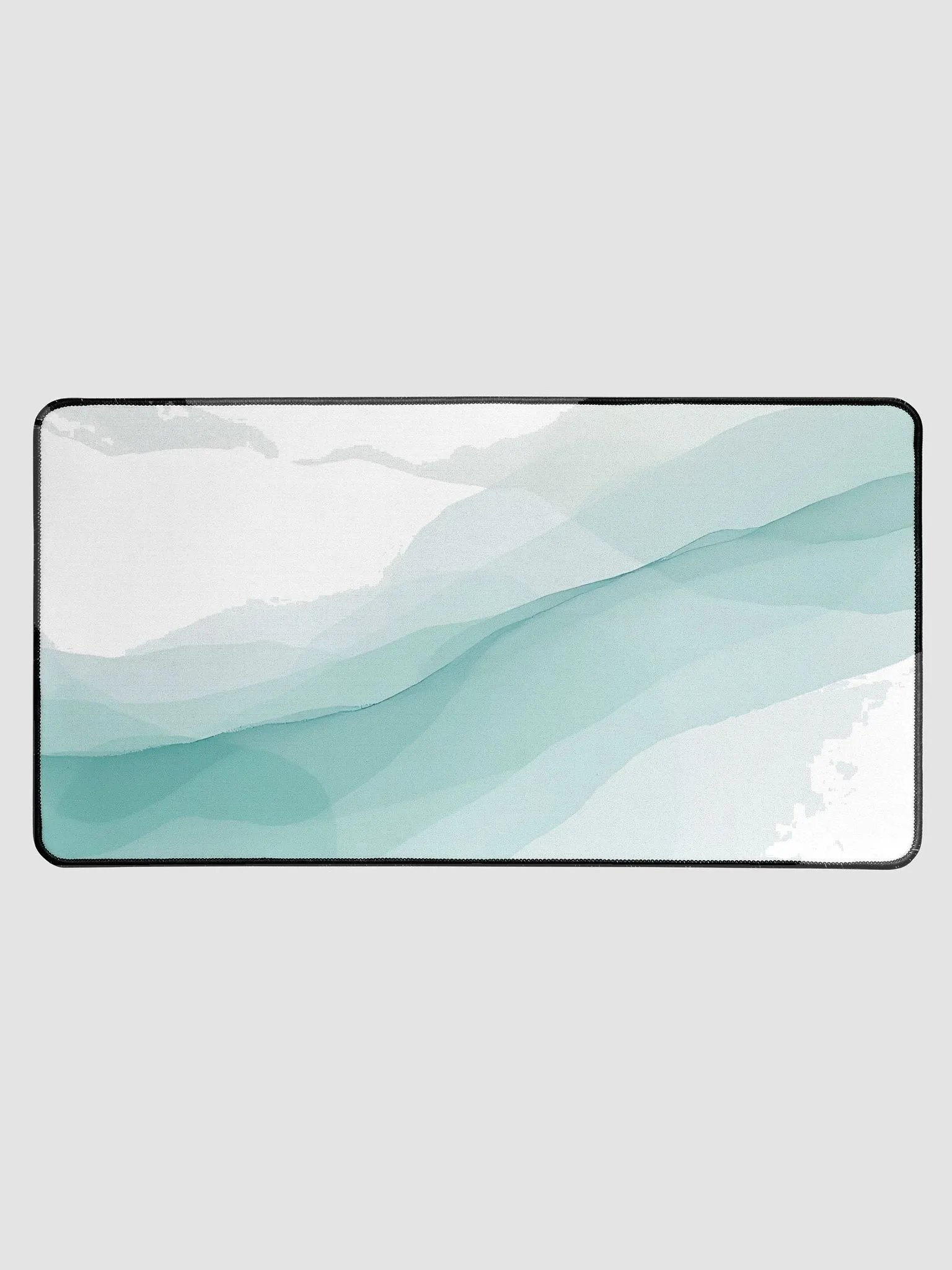 Teal Wave Desk Mat product image (1)