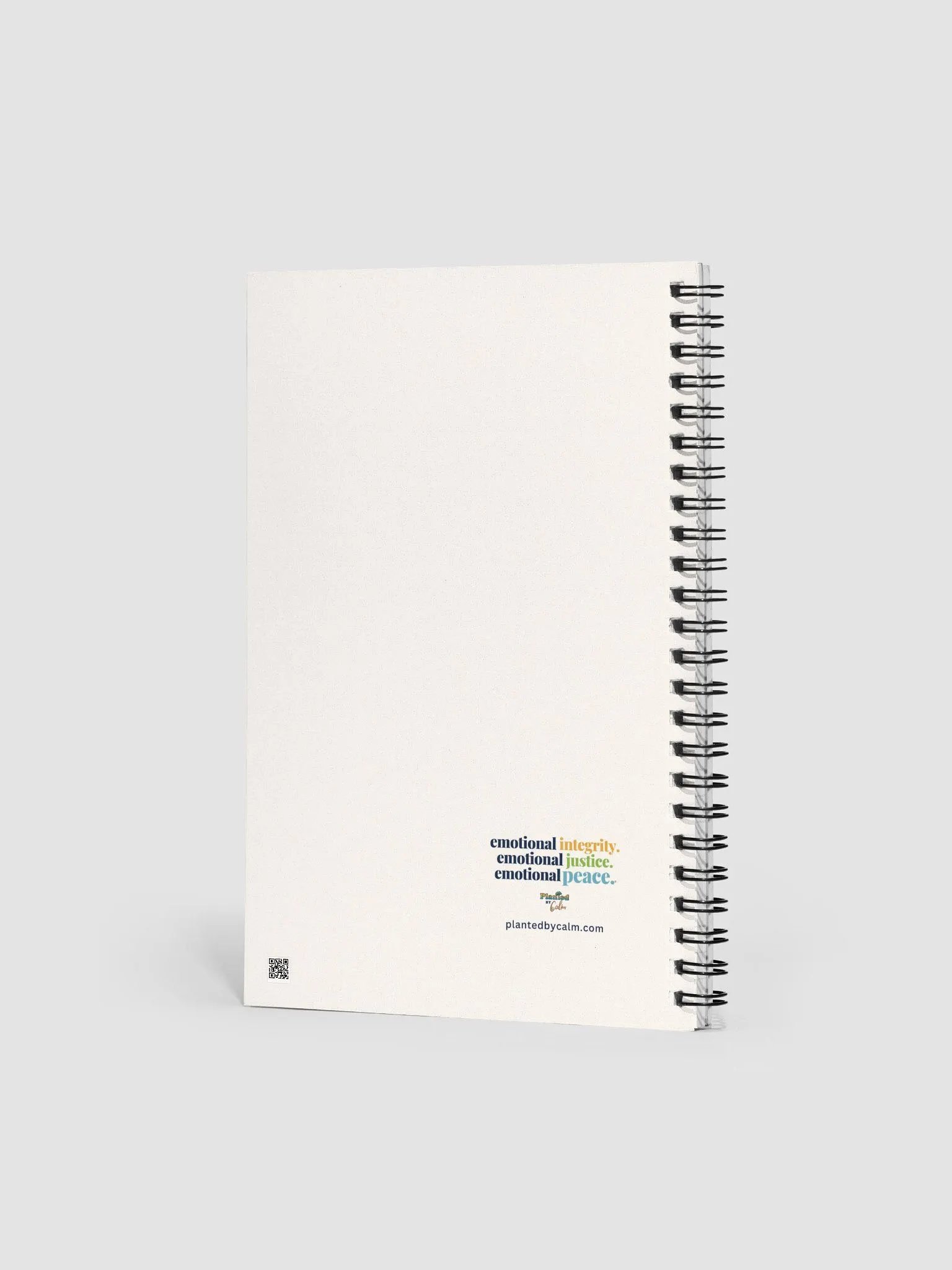 Official Planted By Calm | Calm Keepers Dot Spiral Notebook (Style 1 - Sand) product image (3)