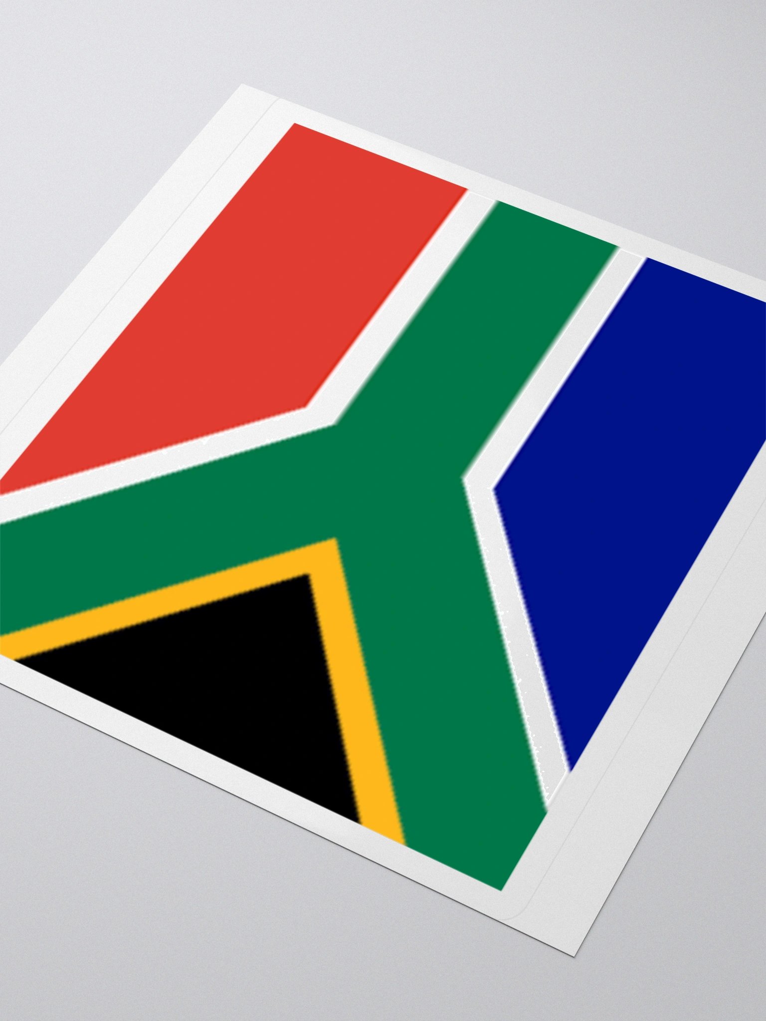 Exclusive South Africa Flag Kiss-Cut Stickers - High-Quality Vinyl, Multiple Sizes product image (8)