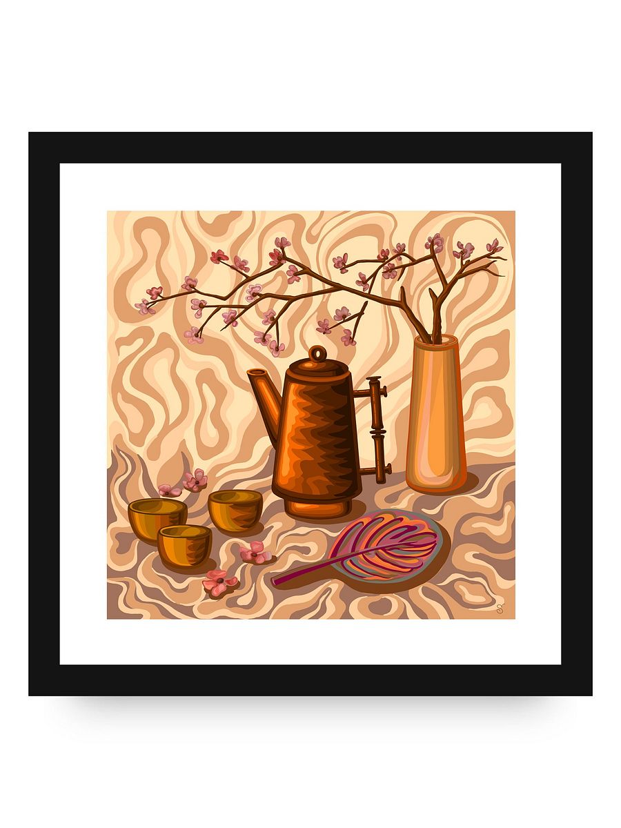Autumnal Tea Time Poster - Coffee Shop No. 4 product image (21)