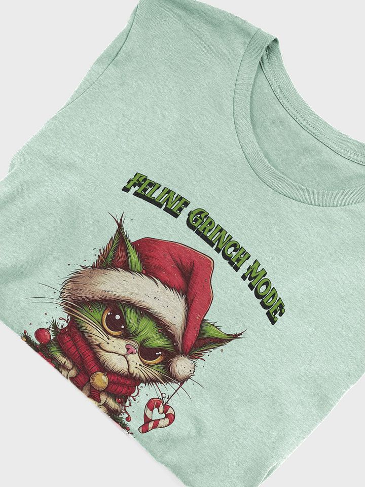 "FELINE GRINCH MODE: ACTIVATE" / T-SHIRT product image (2)