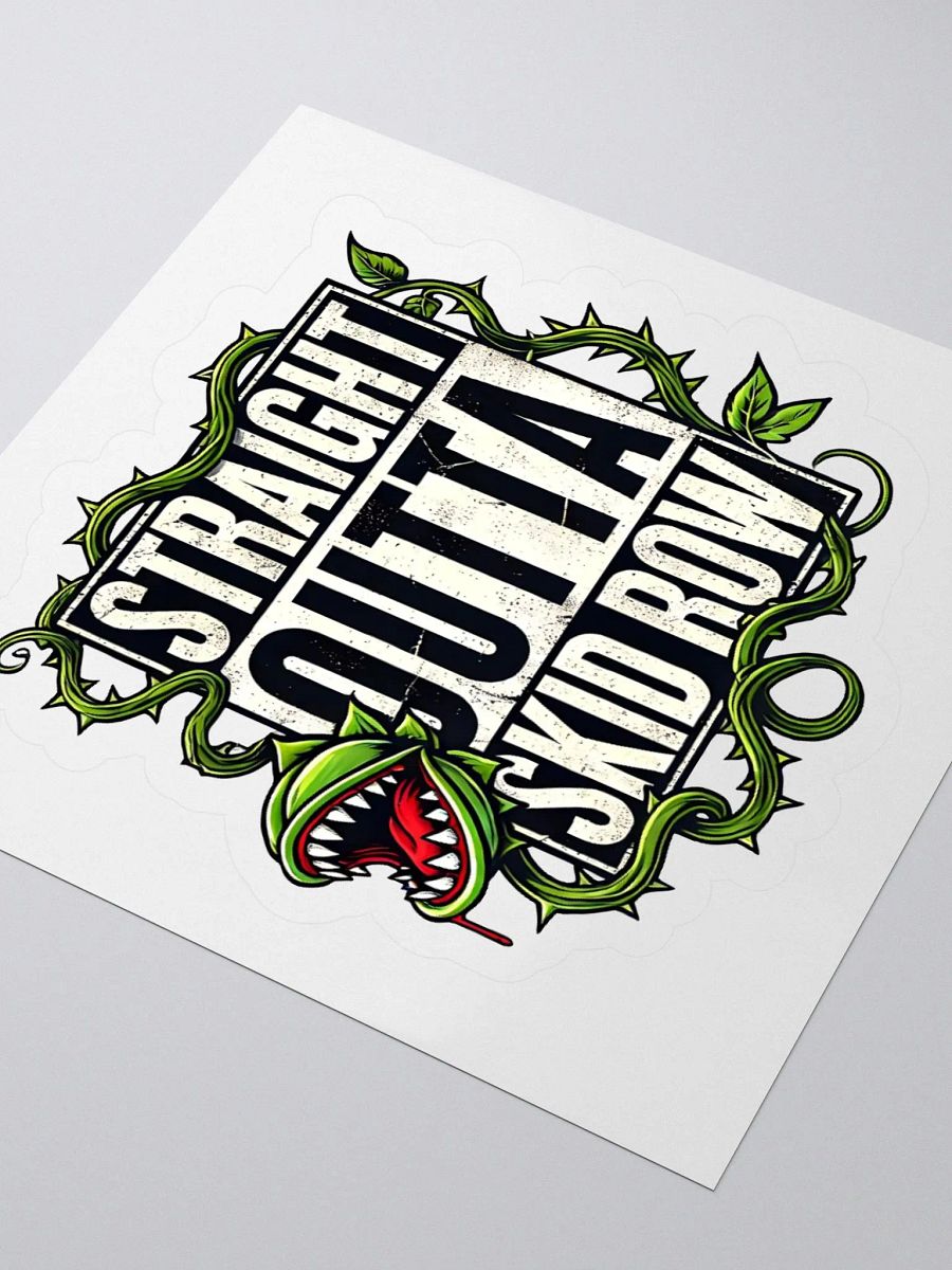 Straight Outta Skid Row Little Shop of Horrors Stickers – Kiss-Cut Vinyl Decals product image (3)