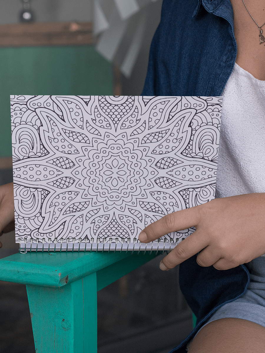 Mega Mandala Printable Coloring Book product image (7)