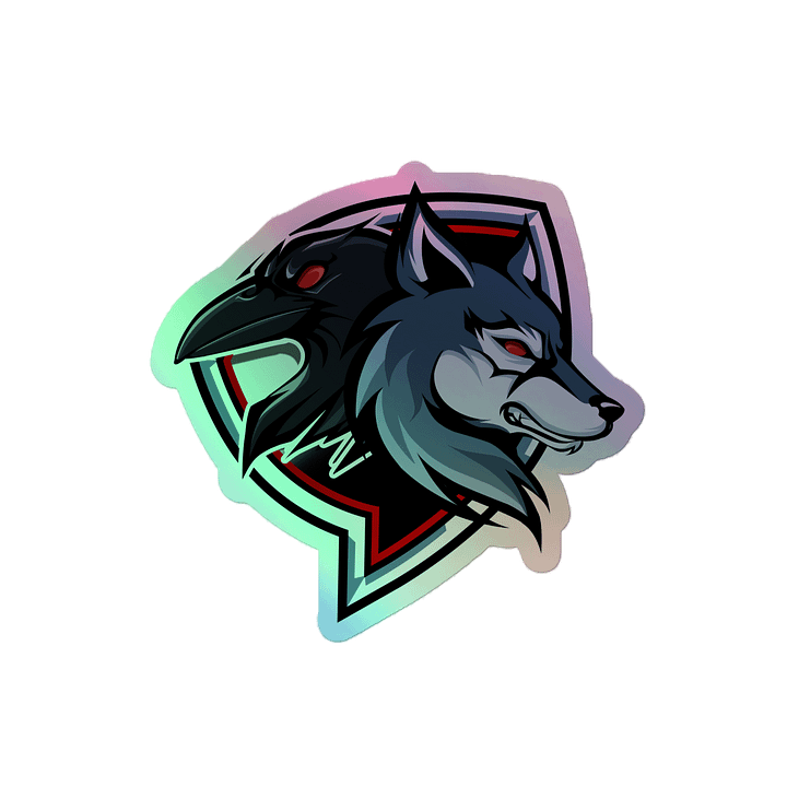 Raven Logo Holographic Sticker product image (2)
