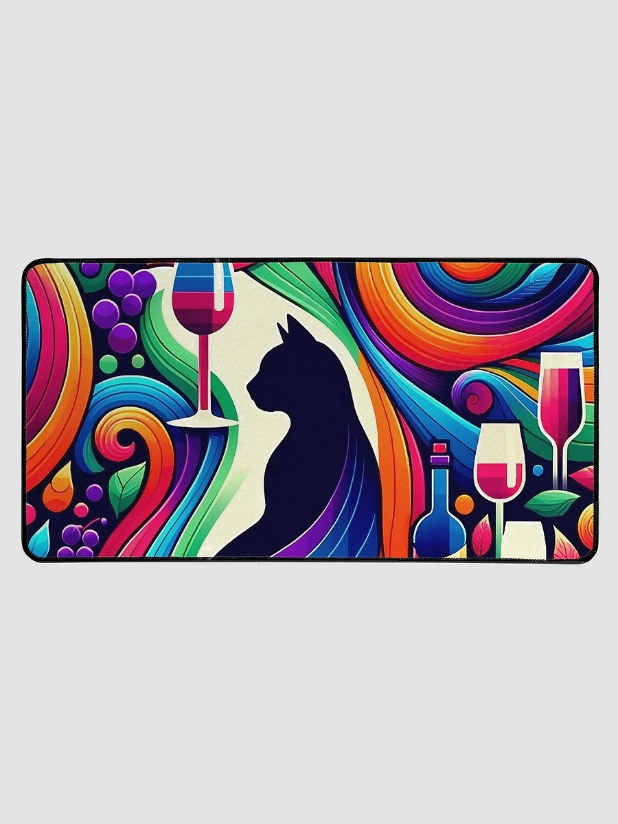 Desk Mat: Cats and Wine product image (1)