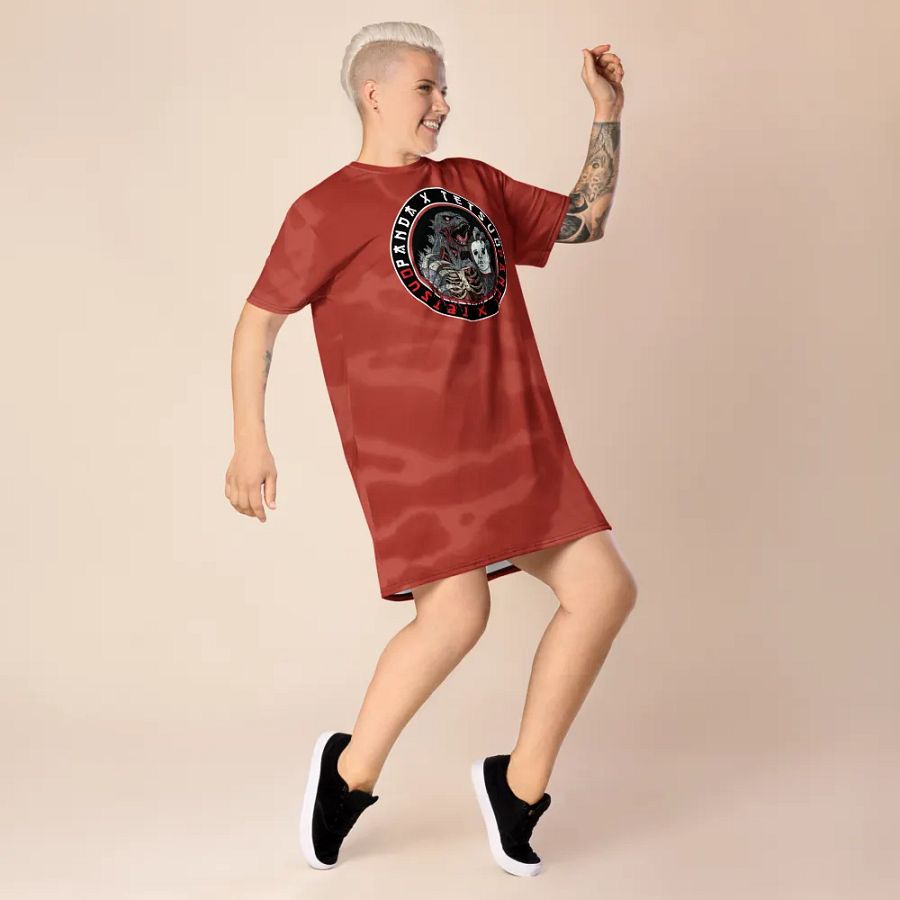 God of Carnage T-Shirt Dress (Northern Lotus Design) product image (7)
