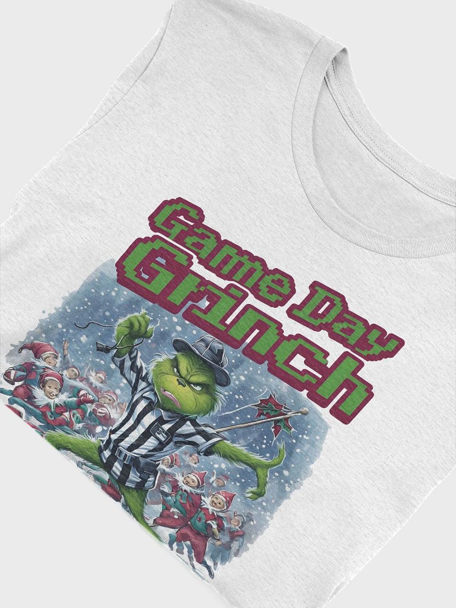 Game Day Grinch Christmas Football T-Shirt - Festive Holiday Sports Apparel for Fans product image (4)
