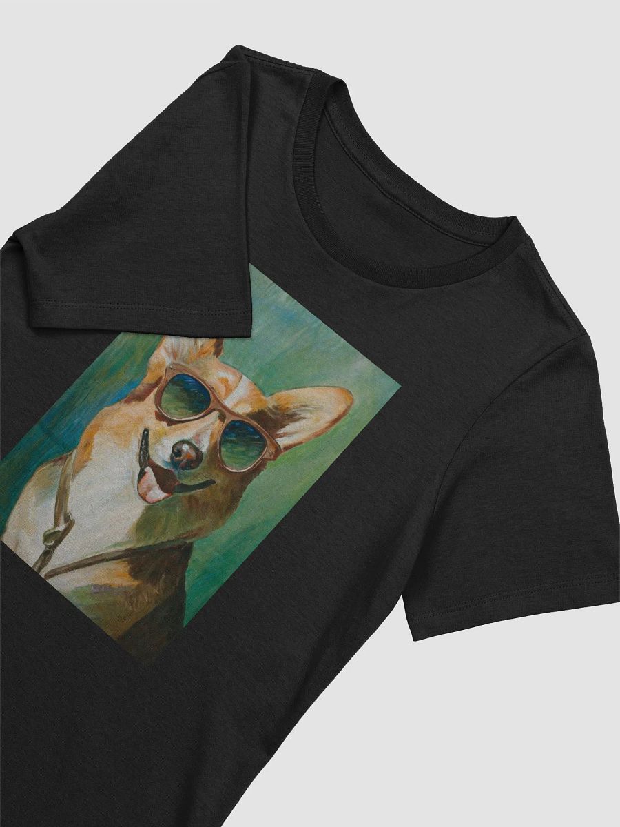 Cool Corgi Sunglasses Painting - dogPXL Artistic series Shades Women's T-Shirt product image (2)
