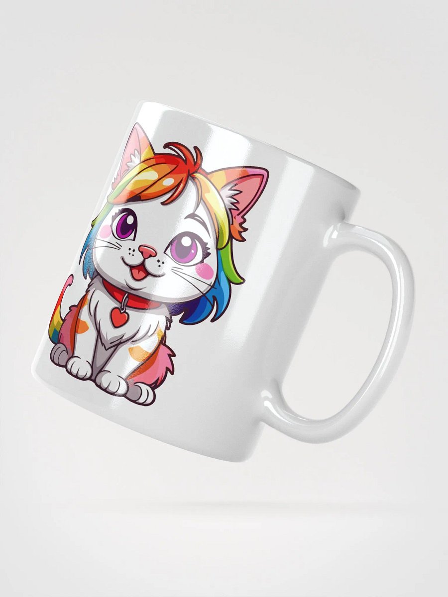 Cute Rainbow Color Cat 2 , Mug product image (4)
