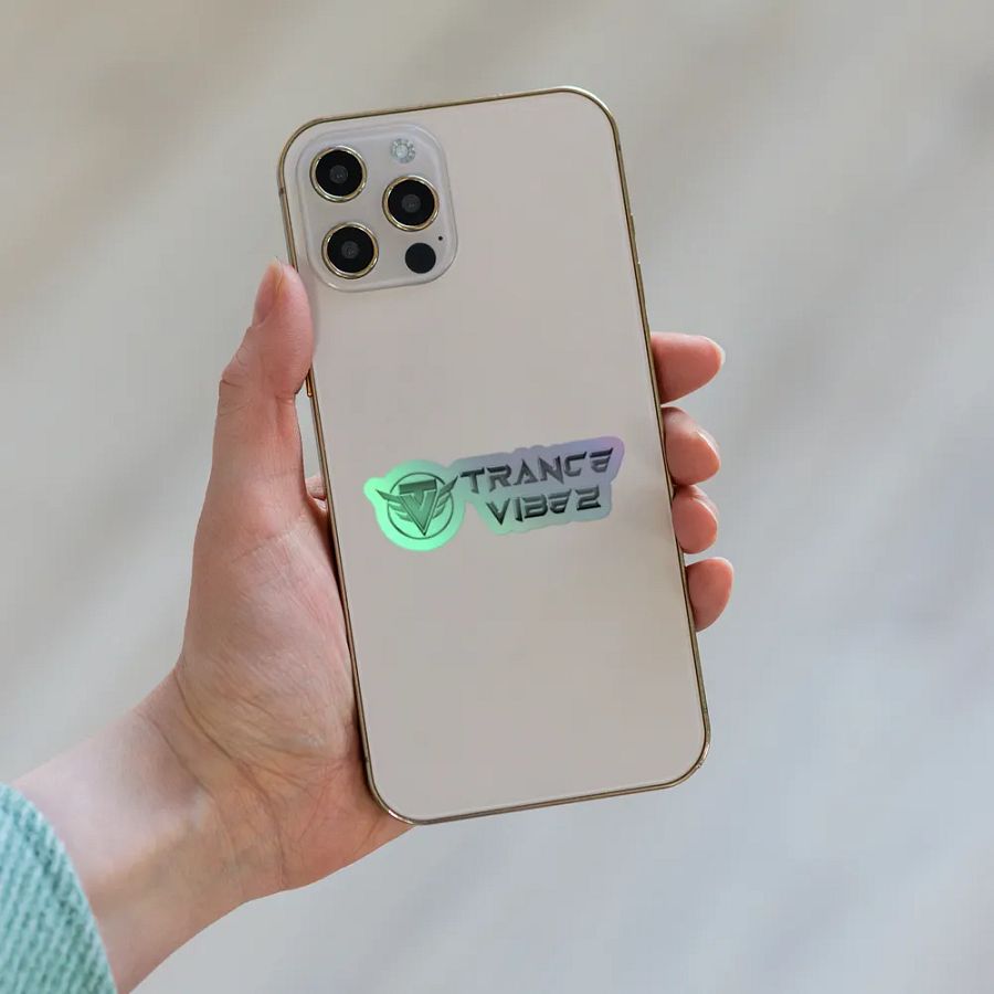 Trance Vibez Holographic Sticker product image (8)