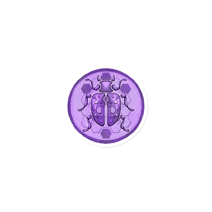 Lavender Ladybugs Magnet product image (1)