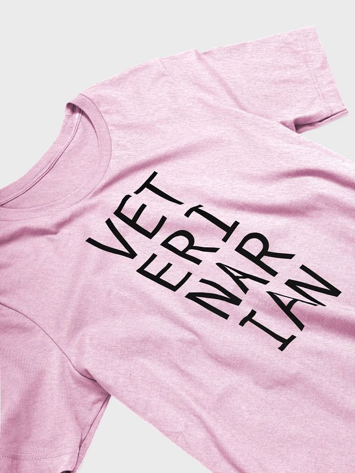 VETERINARIAN Stacked Text T-Shirt product image (2)