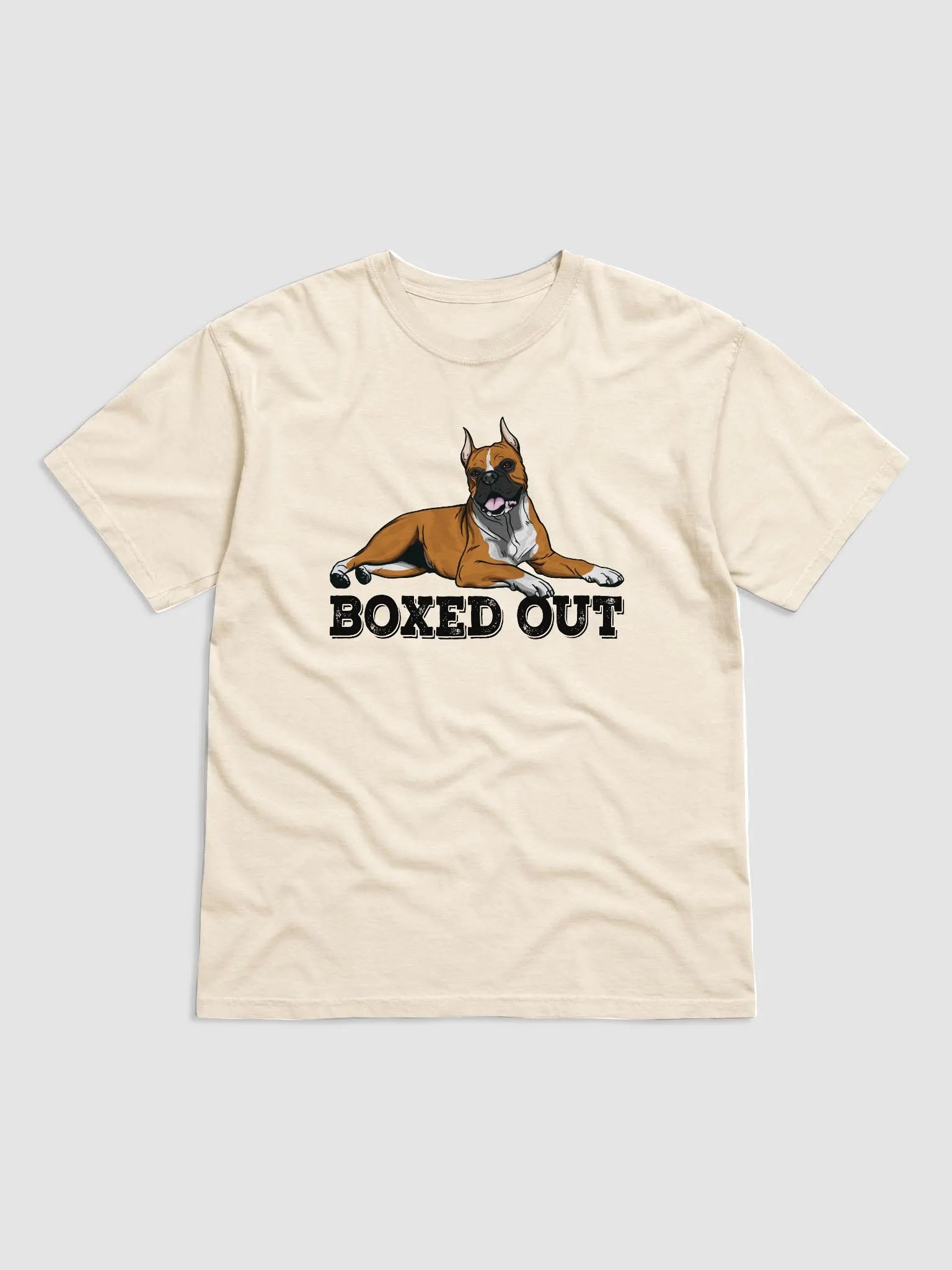 Boxed Out T-Shirt of a Boxer Dog | Funny T-Shirt for Boxer Paw-rents product image (19)