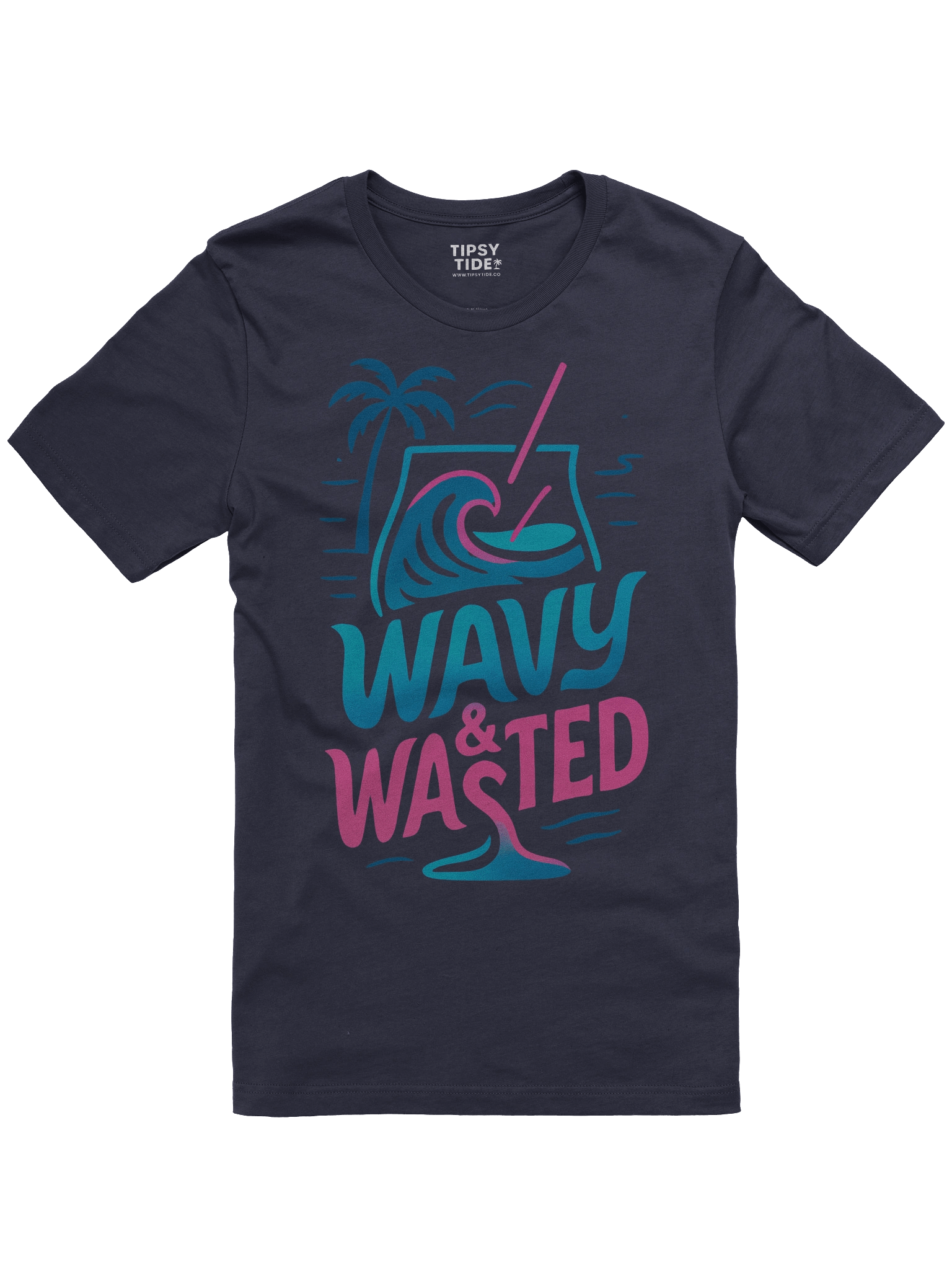 Wavy & Wasted Stylized T-Shirt product image (1)