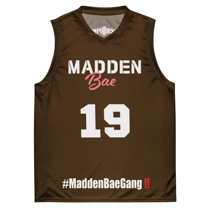 MaddenBae Gang Jersey 👨‍🎨 (Brown + White Logo) product image (1)