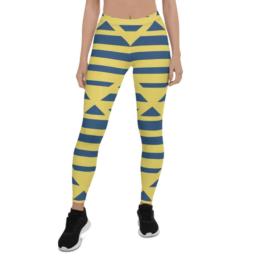 Geometric Fusion All-Over Print Leggings product image (1)