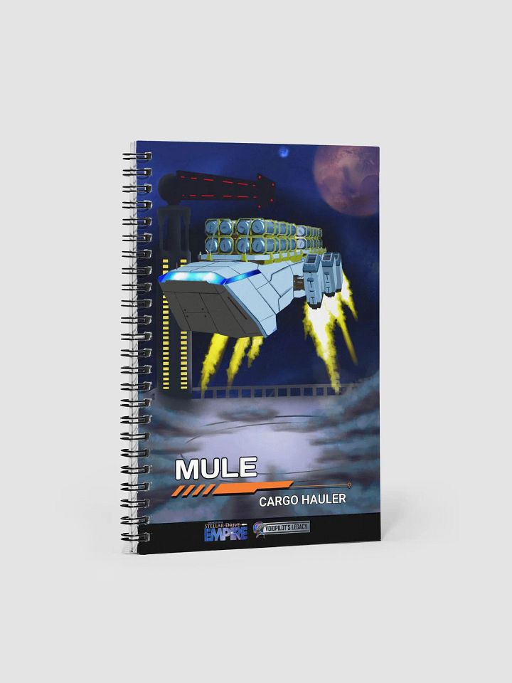 Mule Cargo Hauler Starship | Spiral Notebook product image (1)
