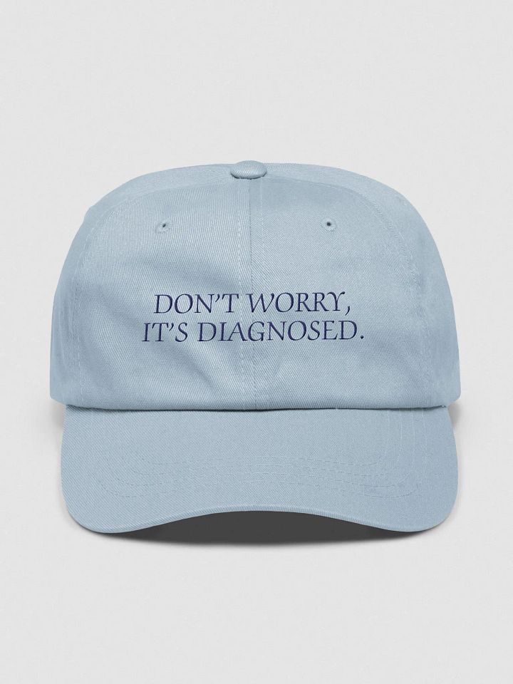 DW, IT'S DIAGNOSED. (navy thread) classic dad hat product image (9)