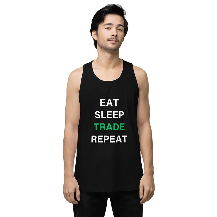 Eat, Sleep, Trade, Repeat All-Day Comfort Tank Top product image (1)
