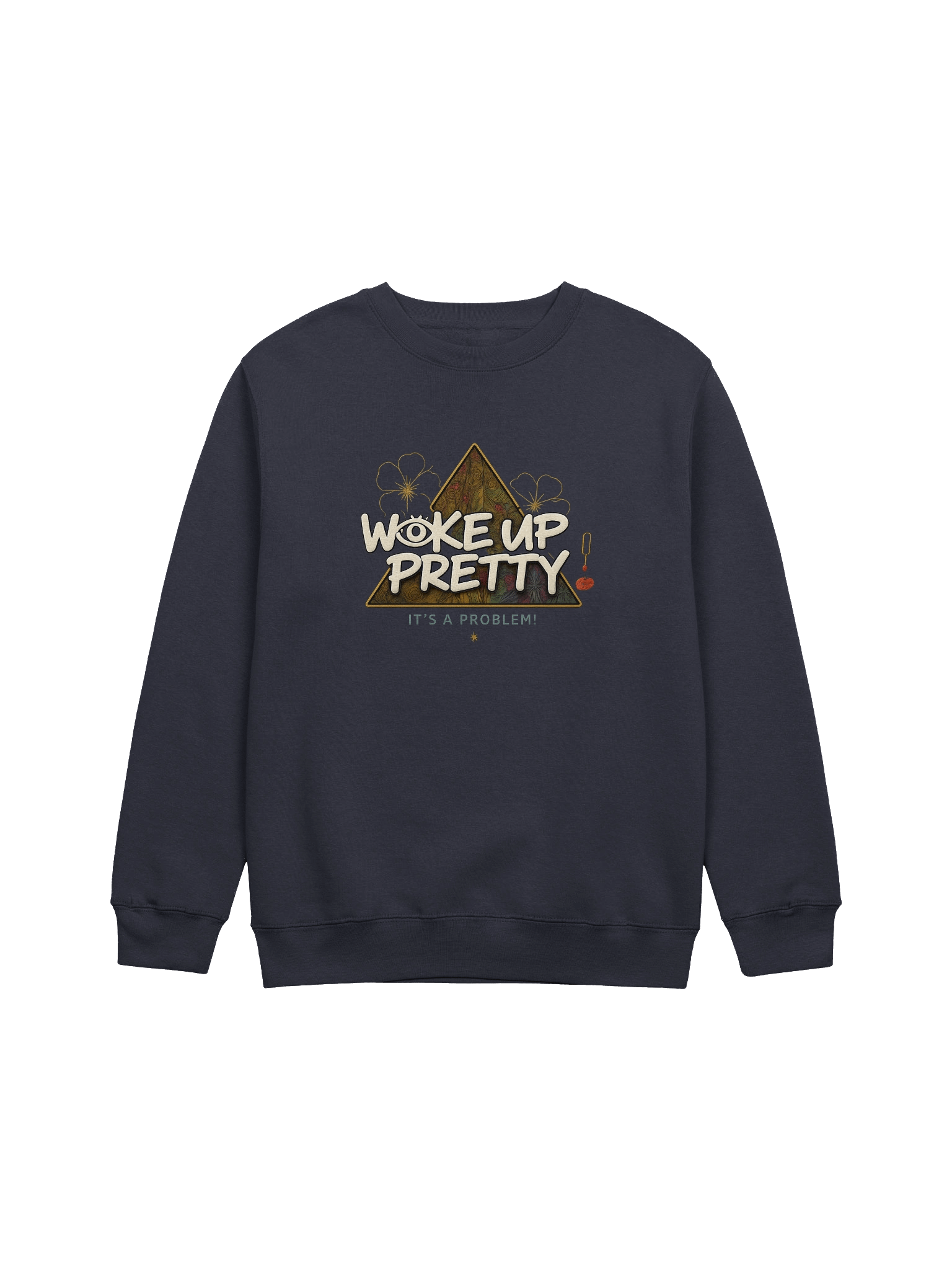 “WOKE UP PRETTY” – Lane Seven Premium Unisex Crewneck product image (2)