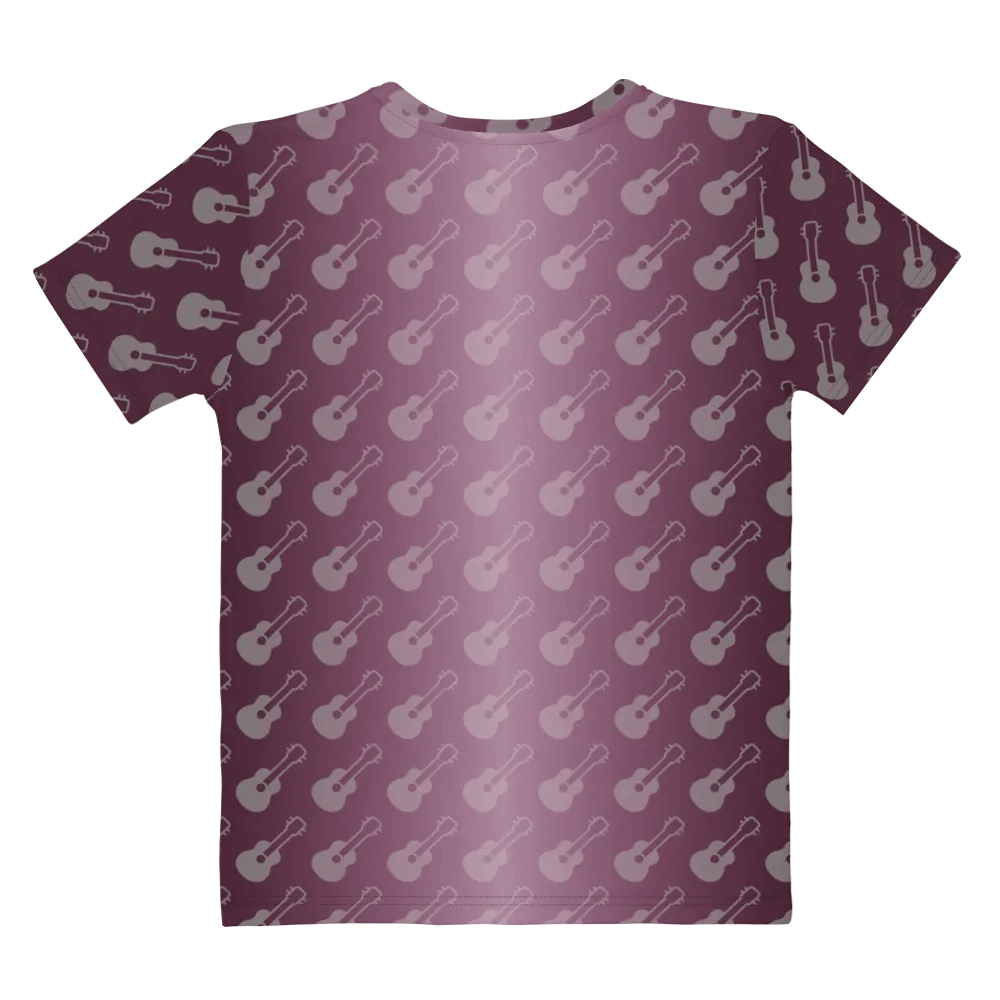 Raised by Music Cat Guitar All Over Print T-shirt product image (9)