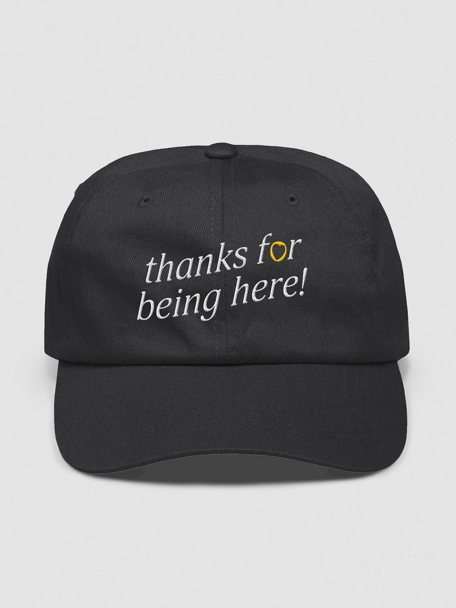 thanks for being here! Hat (Gold) product image (2)