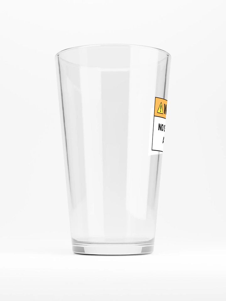 NO SMALL TALK ALLOWED pint glass product image (2)