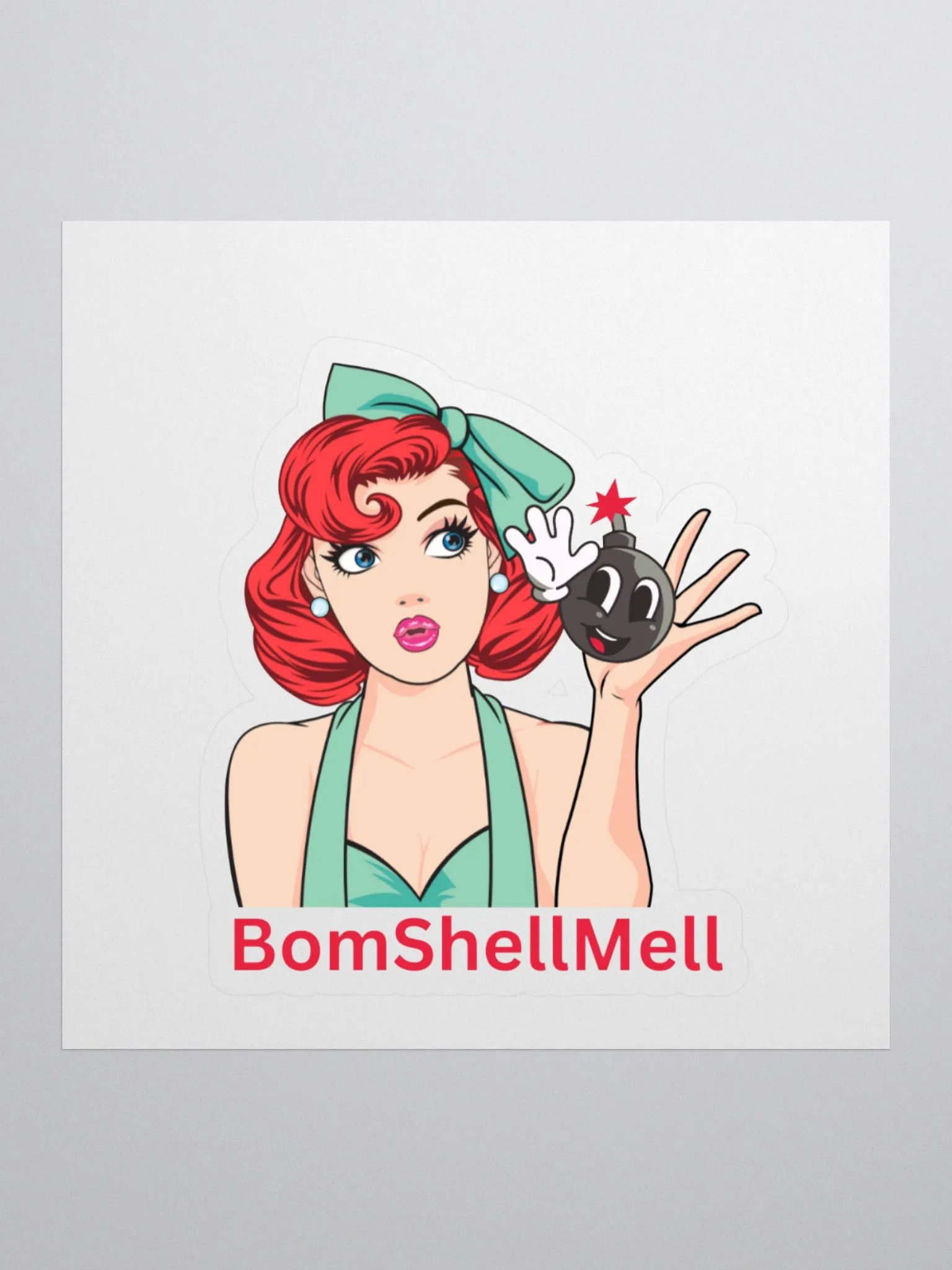 Bombshell Kiss Cut Stickers product image (1)