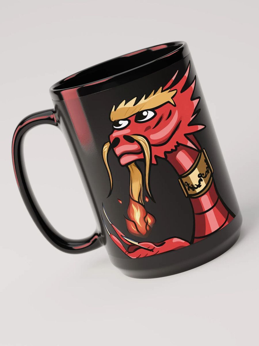 Regal Fire Dragon Black Mug product image (3)