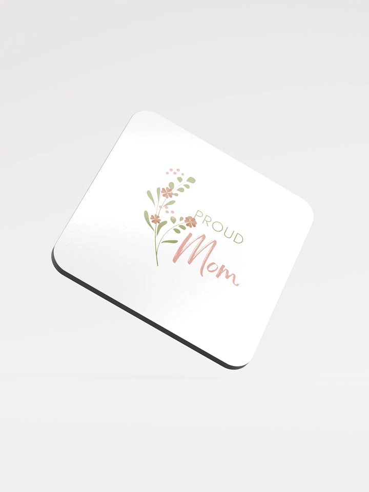 Proud Mom Floral Coaster product image (1)