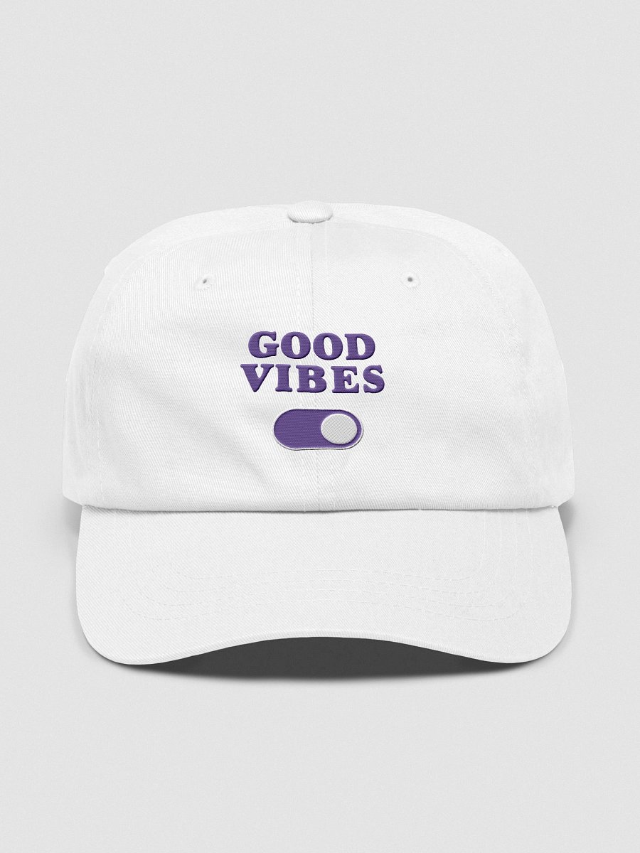 "Good Vibes" Embroidered Classic Hat | MyTime Movie Network Collection product image (1)